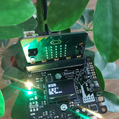 Placa de Qualidade do Ar e Ambiental Kitronik para micro:bit