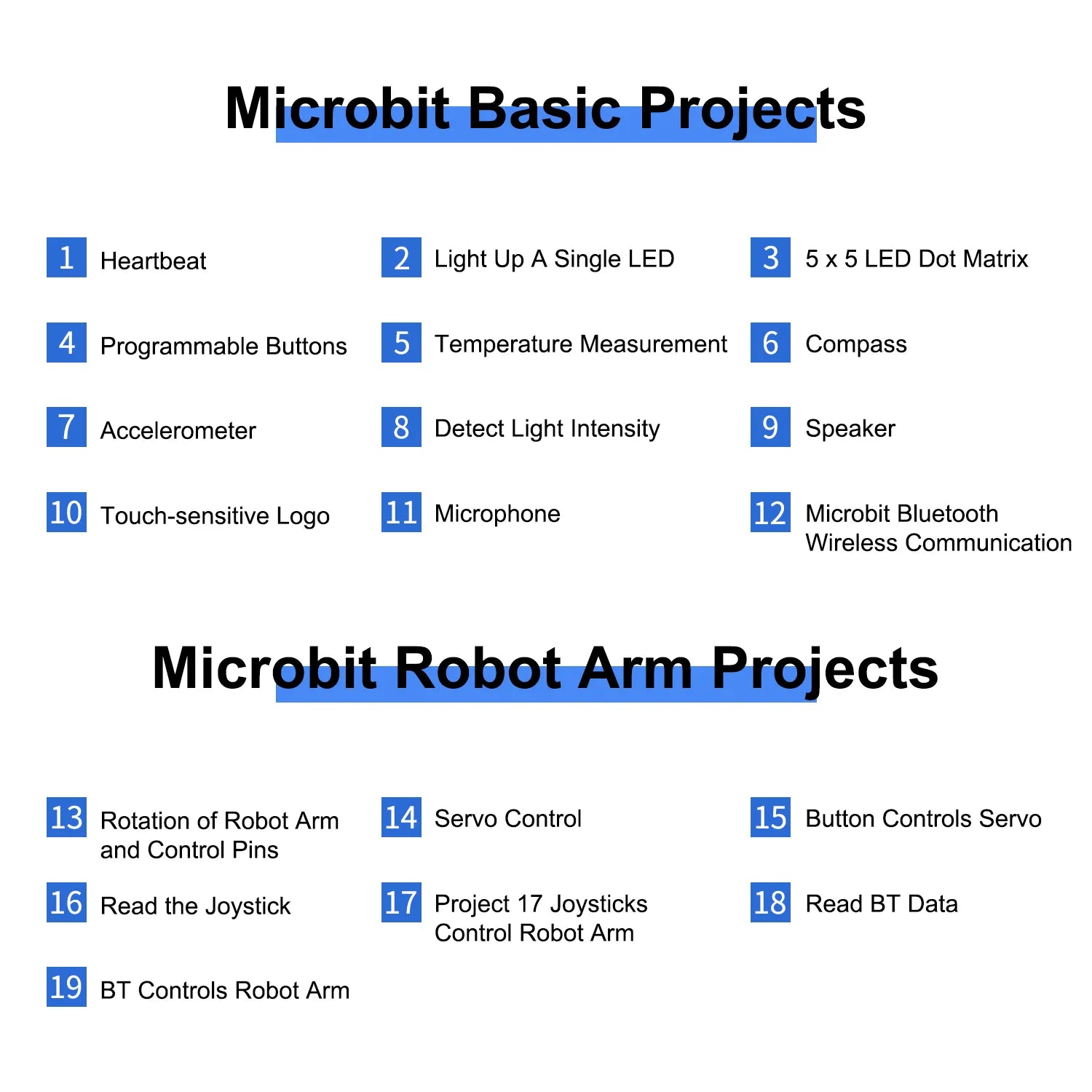 Keyestudio 4DOF Robot Arm Microbit Learning Kit Robot Arm Kit DIY Robot STEM Programming Without Microbit Board