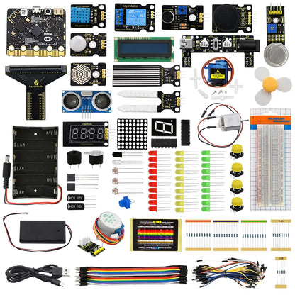 Keyestudio Micro bit Super Learning Starter Sensor Kit With Microbit V2.0 Board