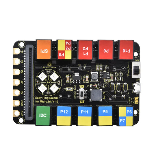 Keyestudio EASY Plug RJ11 6P6C Shield V1.0 for Micro:bit