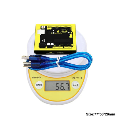 Keyestudio UNO R3 Development Board Compatible With Arduino Uno R3 +USB Cable