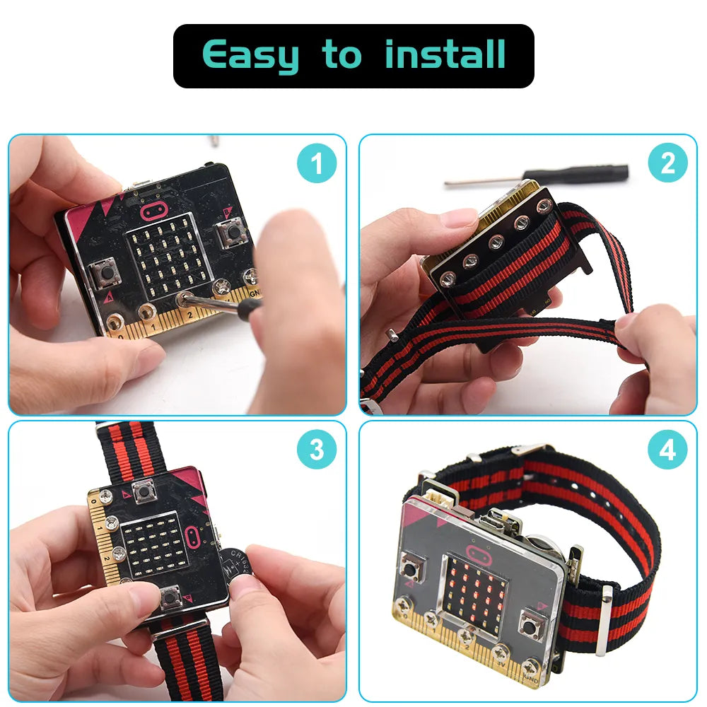Keyestudio Power Shield Module without battery for BBC Micro bit(Battery type is CR1632)