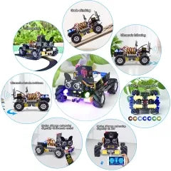 Keyestudio Micro Bit V2 4WD Mecanum Wheel Robot Car Kit STEM Toys Makecode &Python Programming With Microbit Board