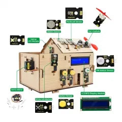 Keyestudio Smart Home Kit with PLUS Board for Arduino DIY STEM