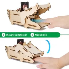 Keyestudio Crocodile Creative Learning Starter Kit DIY Stem Programming With Microbit Mainboard