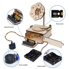 Keyestudio STEM Learning Starter Kit Programming DIY Mini Light Controlled Phonograph Kit For Microbit Without Mainboard