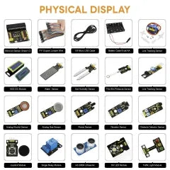keyestudio Micro Bit 37 in 1 Sensor Starter Kit for BBC Micro:Bit (NO Micro Bit Board )