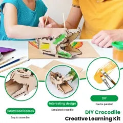 Keyestudio Crocodile Creative Learning Starter Kit DIY Stem Programming With Microbit Mainboard