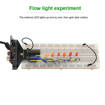Keyestudio Micro bit Super Learning Starter Sensor Kit With Microbit V2.0 Board