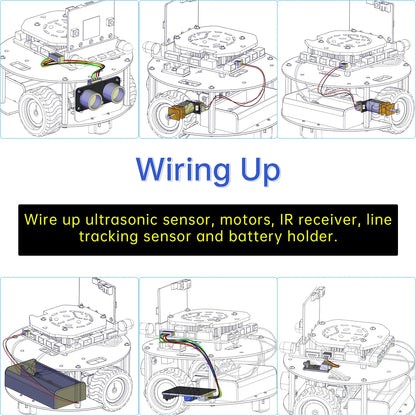 Keyestudio Micro bit Mini Smart Turtle Robot Car for STEM With Micro Bit