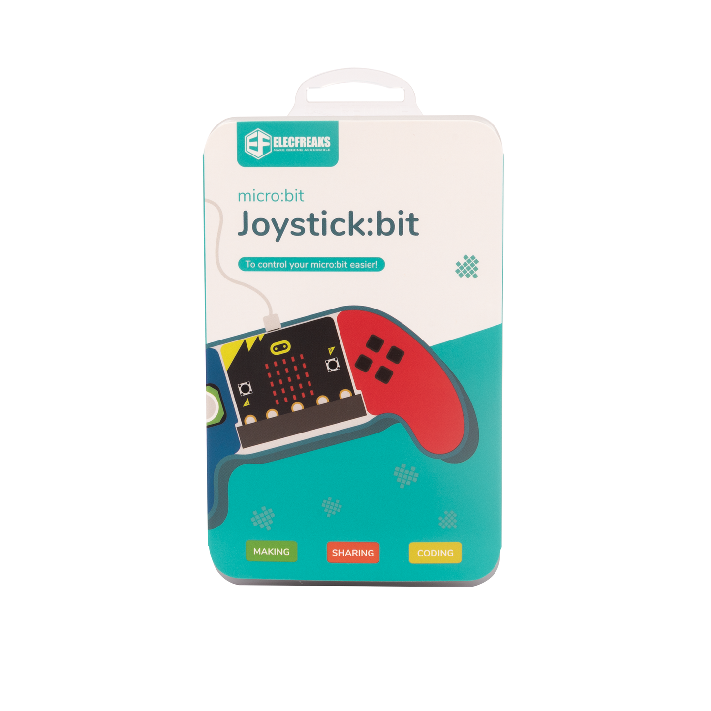 ELECFREAKS Joystick:bit Kit, Gamepad micro:bit – Manípulo de Jogo Versátil para Programação