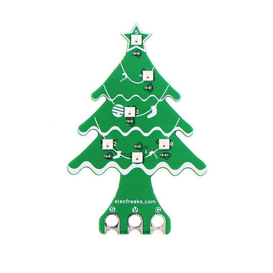 LED Arco-Íris Árvore de Natal micro:bit da ELECFREAKS