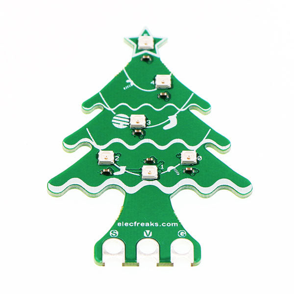 ELECFREAKS micro:bit Christmas Tree Rainbow LED
