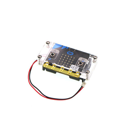 ELECFREAKS micro:bit Acrylic Shell Computer Box (With Two AA Battery Holder)