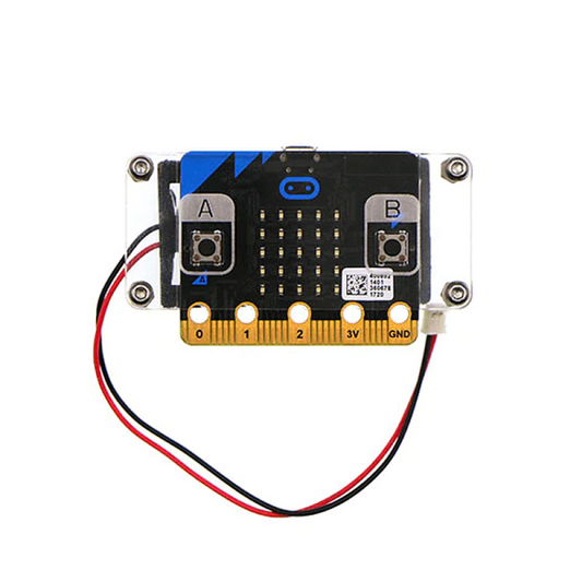 Caixa de Acrílico para micro:bit ELECFREAKS (com suporte para duas pilhas AA)