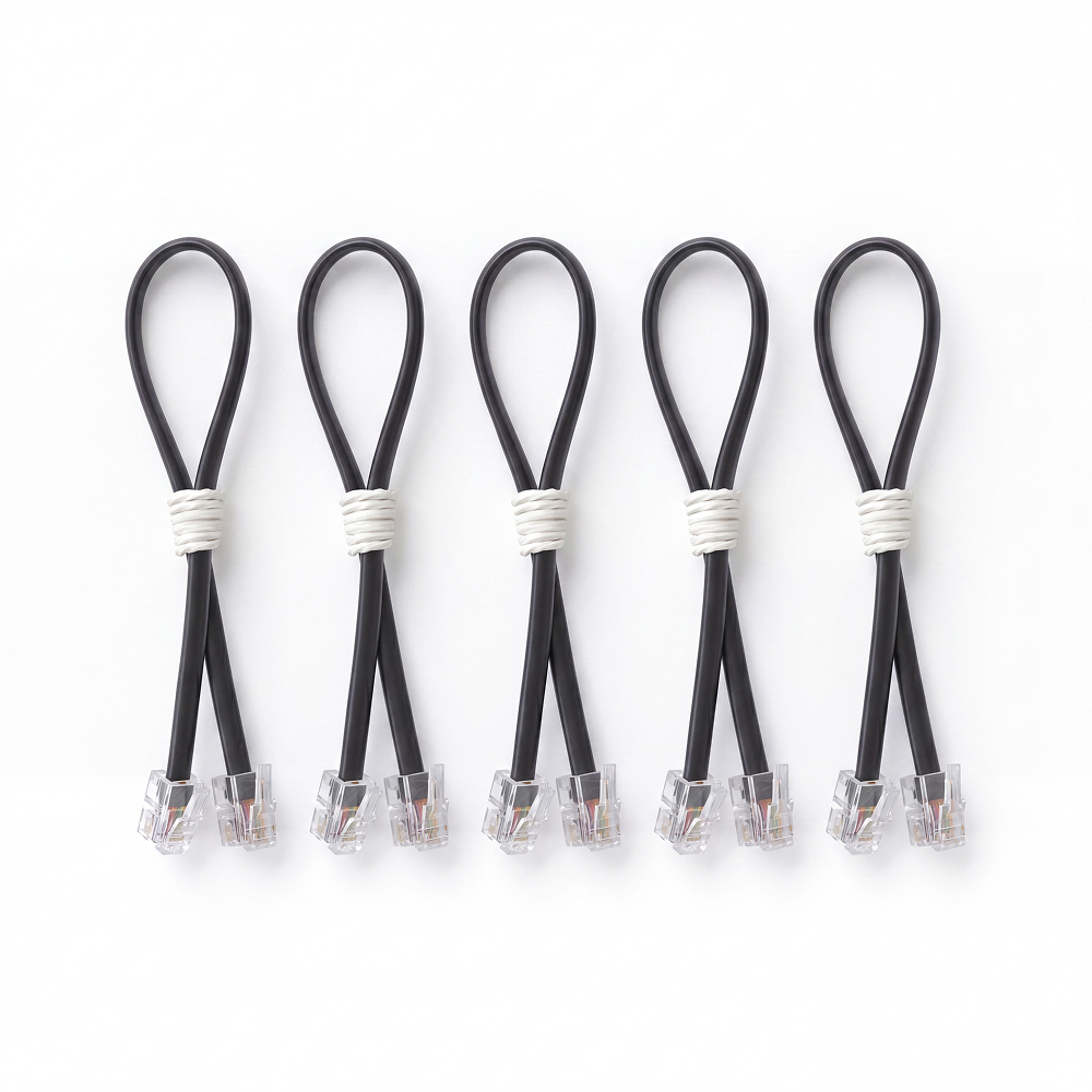 ELECFREAKS RJ11 4P4C 200mm Cable (Pack Of 5)