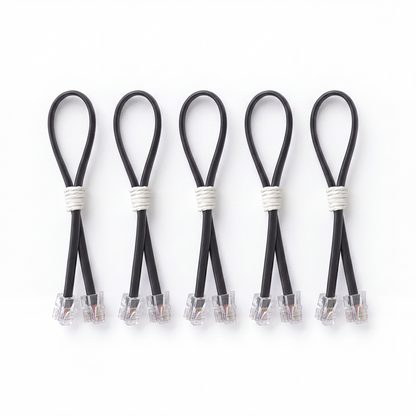 ELECFREAKS RJ11 4P4C 200mm Cable (Pack Of 5)