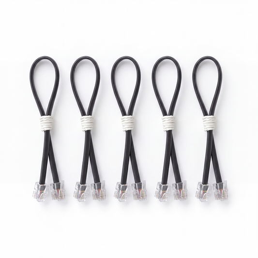 ELECFREAKS RJ11 4P4C 200mm Cable (Pack Of 5)