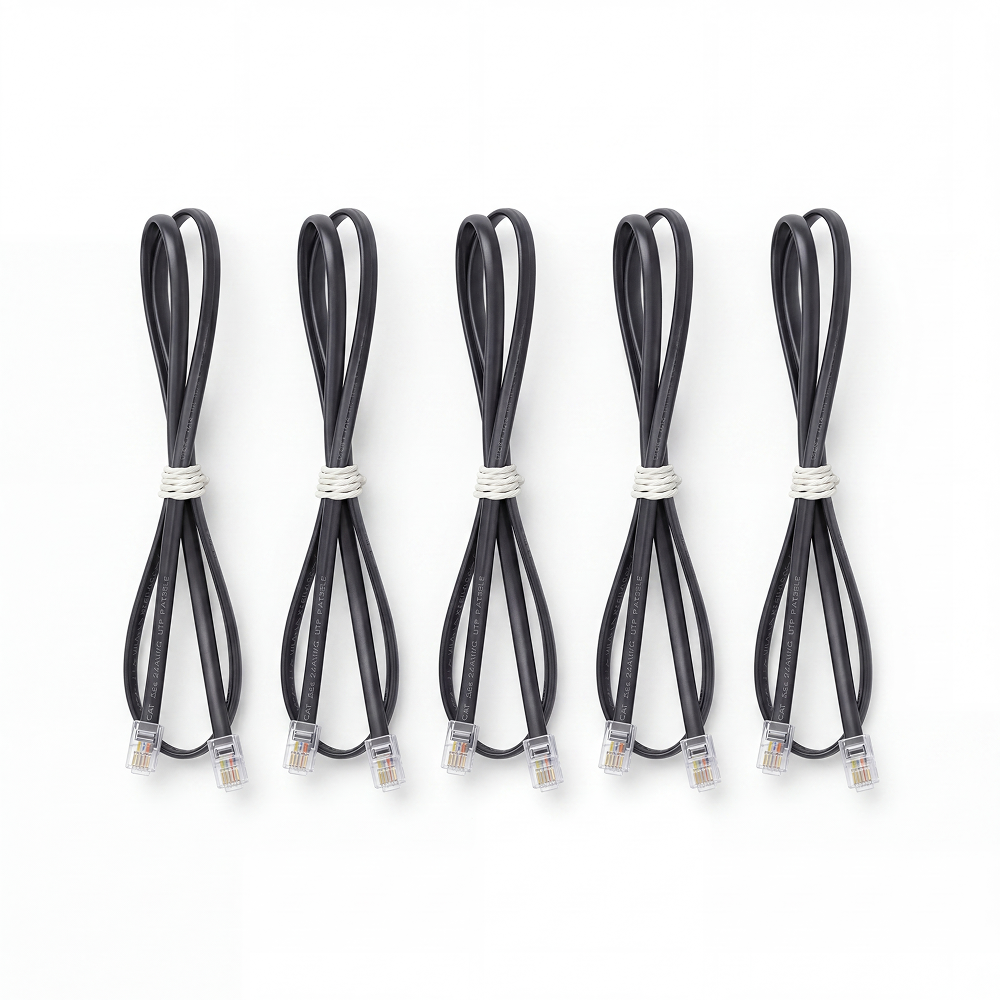 ELECFREAKS RJ11 4P4C 600mm Cable (Pack Of 5)
