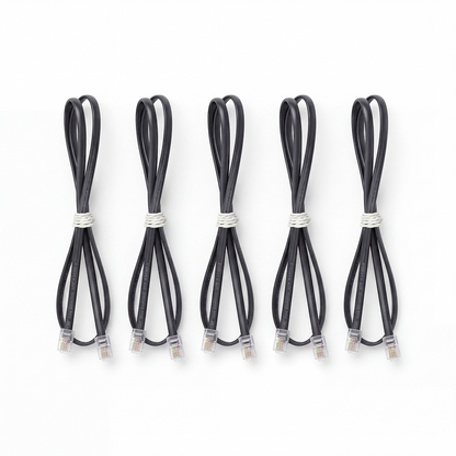 ELECFREAKS RJ11 4P4C 600mm Cable (Pack Of 5)