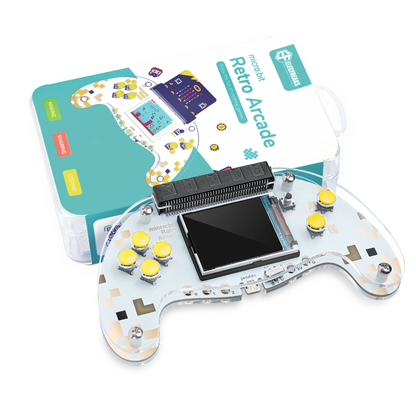 ELECFREAKS Microsoft MakeCode micro:bit Arcade, DIY Programmable Game Console & STEM Education Kit