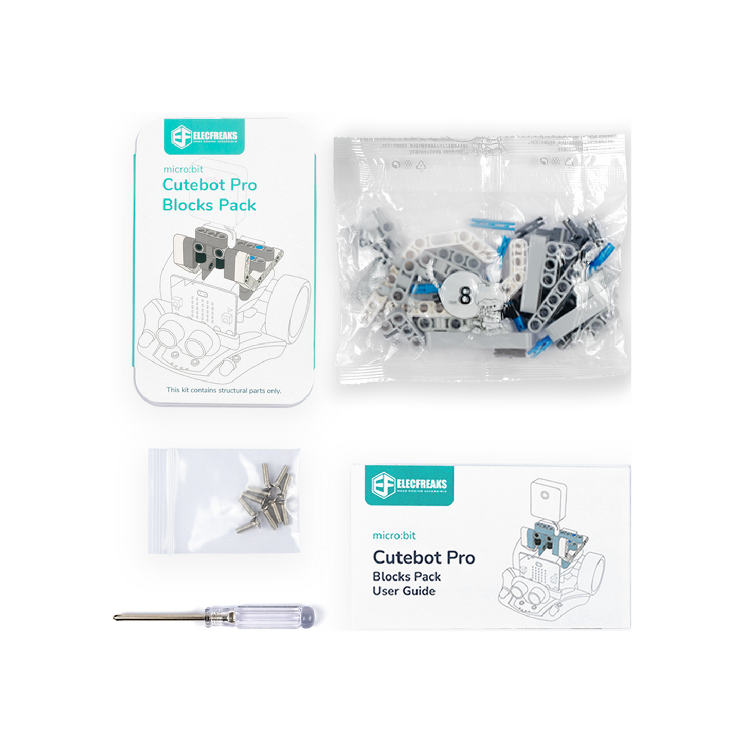 Pack de Blocos Cutebot Pro da ELECFREAKS