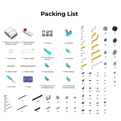 Kit de Ciências Espaciais ELECFREAKS micro:bit Nezha Pro