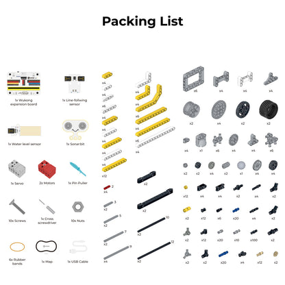 Kit de Construção de Robô ELECFREAKS 32 em 1 Wonder