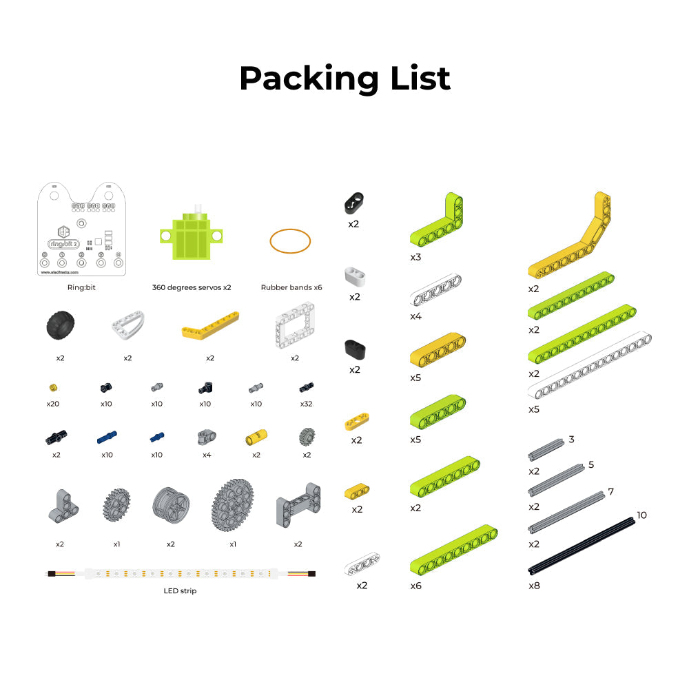 ELECFREAKS 6-in-1 Ring:bit Kit