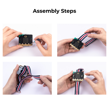 Kit de Relógio de Codificação Inteligente micro:bit ELECFREAKS, Um Relógio micro:bit Divertido e Vestível para Projetos Simples de micro:bit para Crianças e Iniciantes