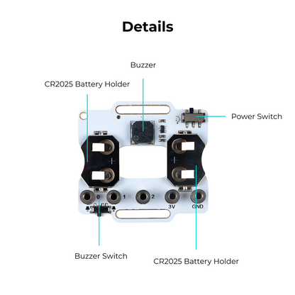 Kit de Relógio de Codificação Inteligente micro:bit ELECFREAKS, Um Relógio micro:bit Divertido e Vestível para Projetos Simples de micro:bit para Crianças e Iniciantes