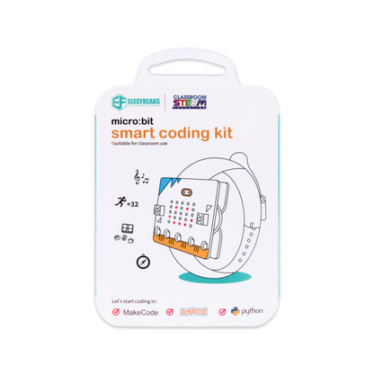 Kit de Relógio de Codificação Inteligente micro:bit ELECFREAKS, Um Relógio micro:bit Divertido e Vestível para Projetos Simples de micro:bit para Crianças e Iniciantes