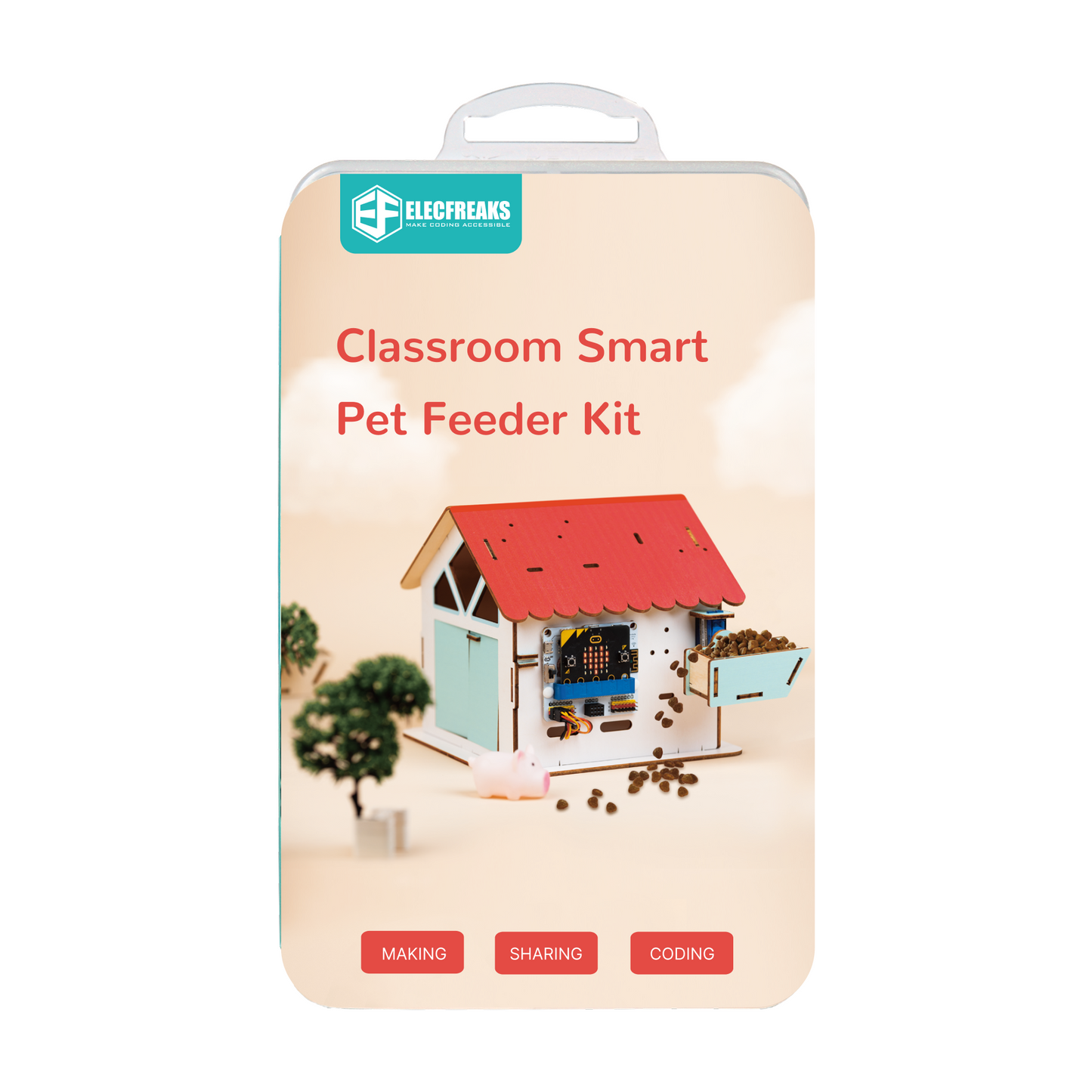 Kit de Alimentador Inteligente para Animais de Estimação da ELECFREAKS para Sala de Aula
