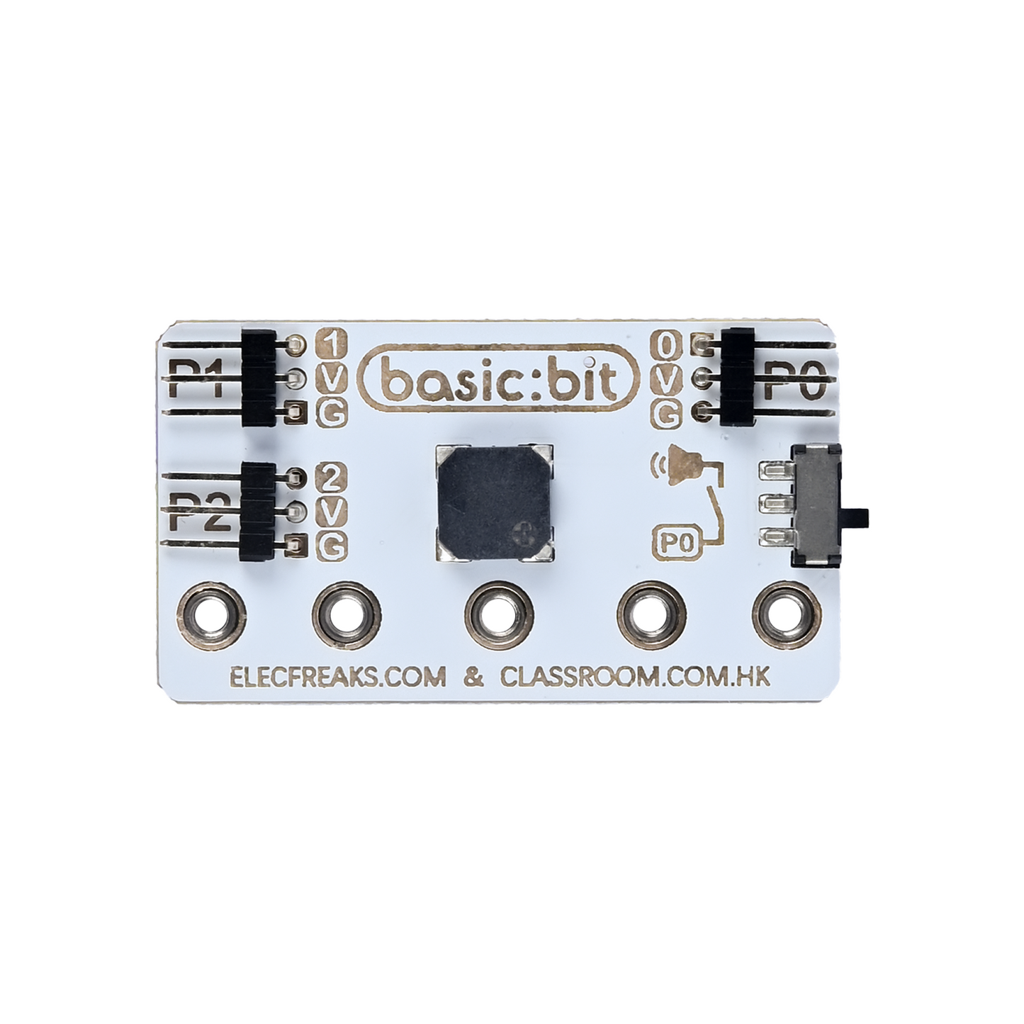 Placa de Expansão Basic:bit micro:bit ELECFREAKS (I/O de Três Vias, Versão Mini)