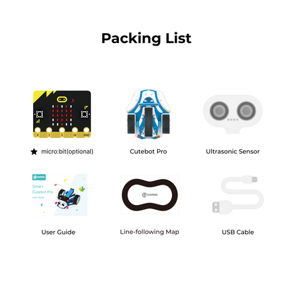 ELECFREAKS Cutebot Pro – Carro Robô Inteligente
