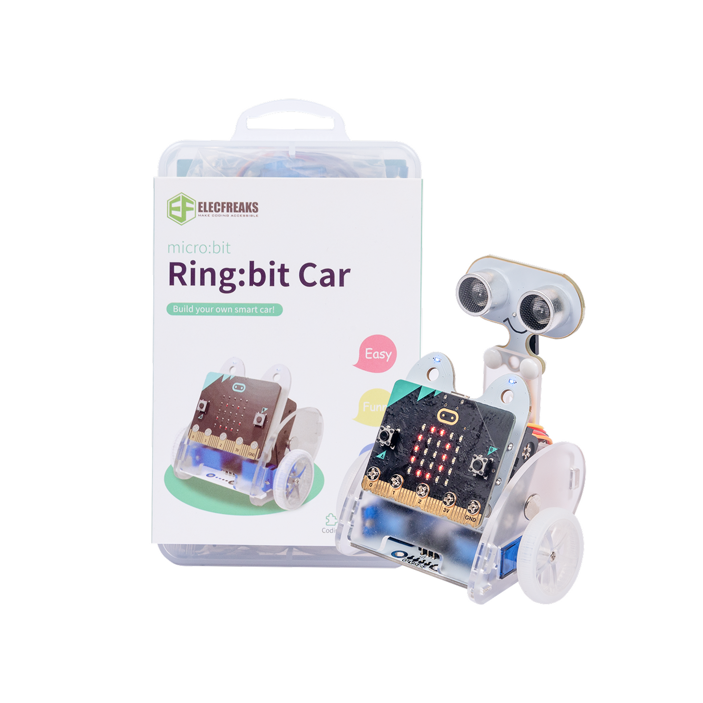 ELECFREAKS Ring:bit V2 - Micro Carro