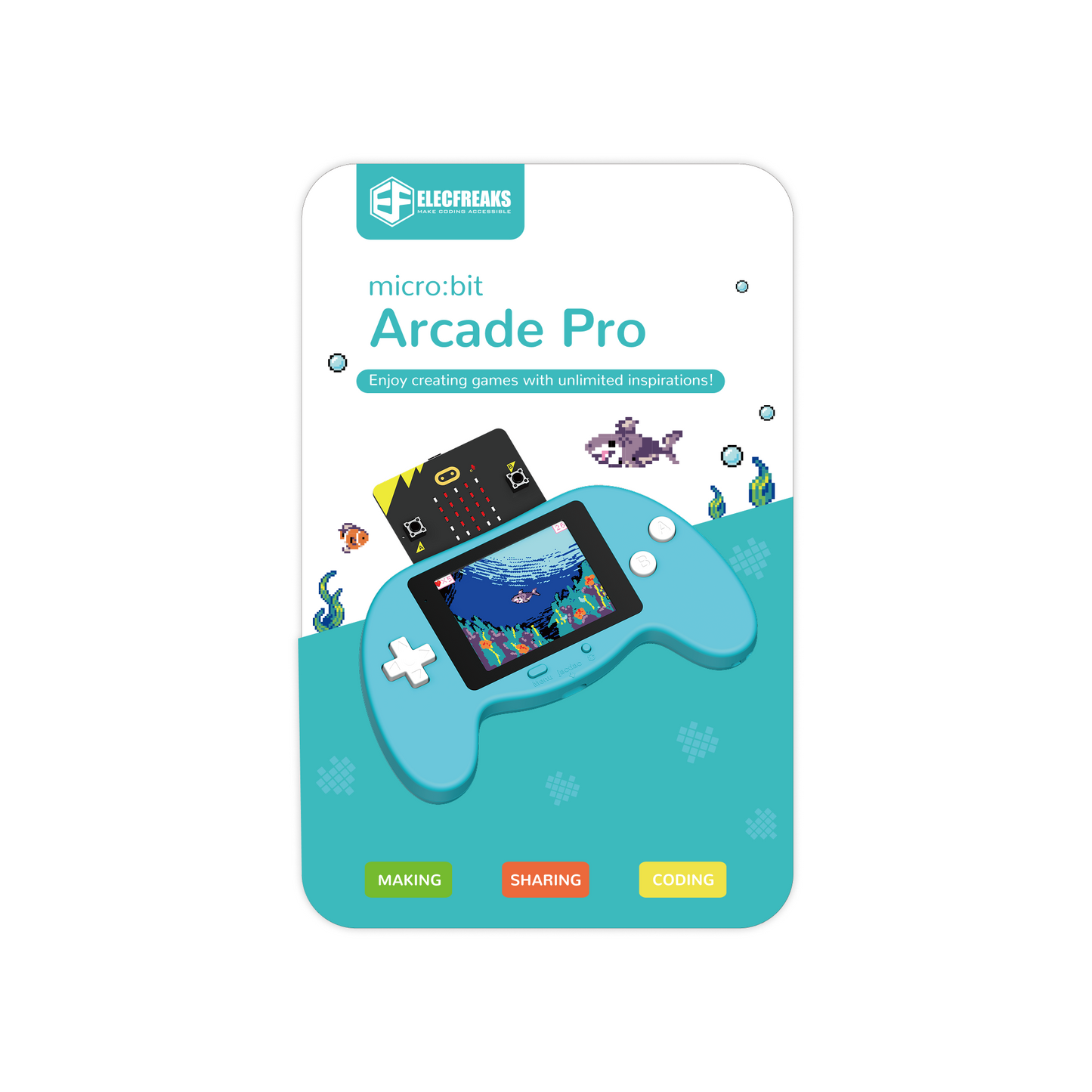 ELECFREAKS Microsoft MakeCode micro:bit Arcade Pro