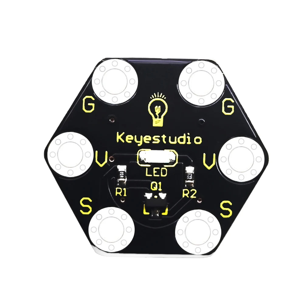 Keyestudio Micro bit Honeycomb Digital LED Module(Black and Eco-friendly）