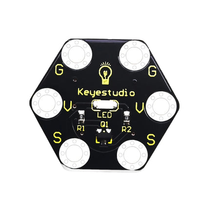 Keyestudio Micro bit Honeycomb Digital LED Module(Black and Eco-friendly）