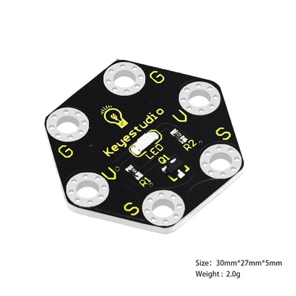 Keyestudio Micro bit Honeycomb Digital LED Module(Black and Eco-friendly）