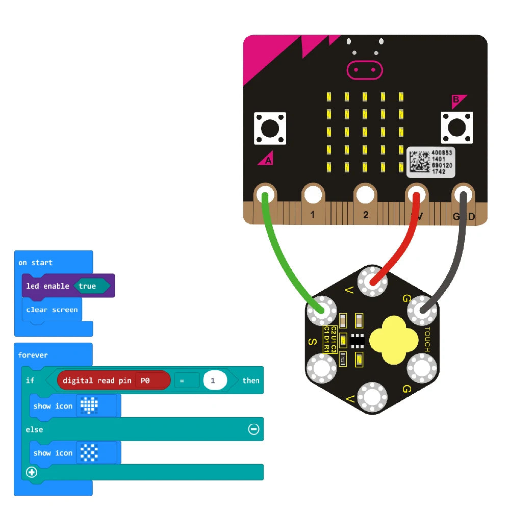 keyestudio micro bit Capacitive touch Module