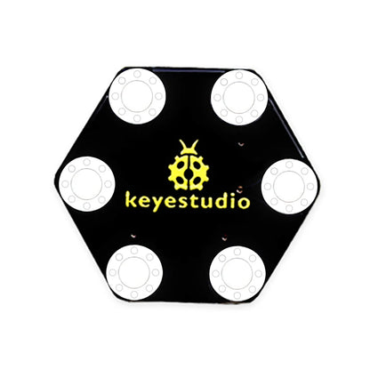 Keyestudio Micro bit Honeycomb Digital LED Module(Black and Eco-friendly）