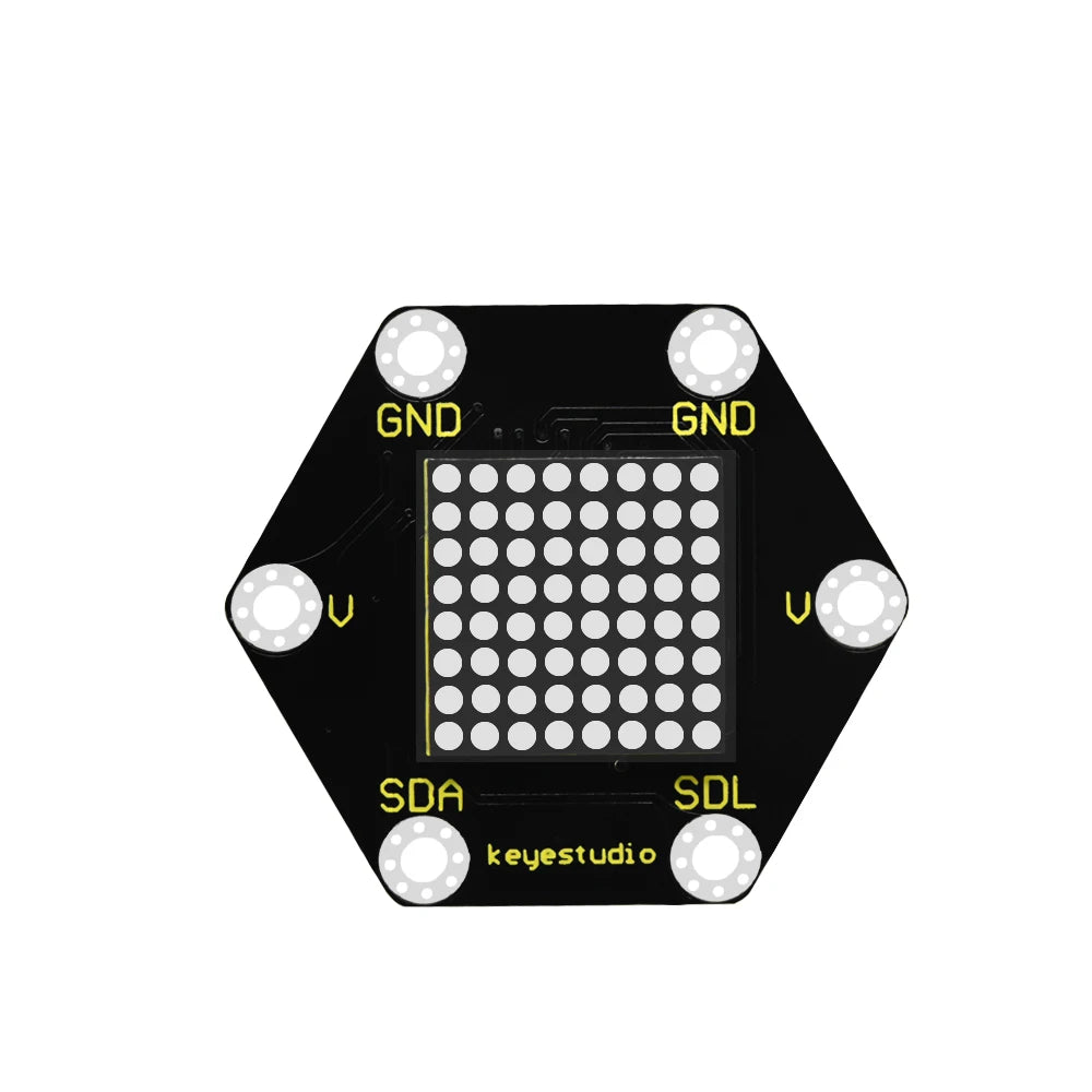 Keyestudio Micro bit Honeycomb HT16K33 8*8 Dot Matrix Module