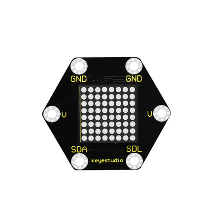 Keyestudio Micro bit Honeycomb HT16K33 8*8 Dot Matrix Module