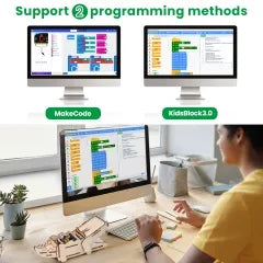 Keyestudio Crocodile Creative Learning Starter Kit DIY Stem Programming With Microbit Mainboard