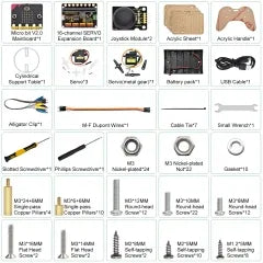 Keyestudio 4DOF Robot Arm Microbit Learning Kit Robot Arm Kit DIY Robot STEM Programming With Microbit Board