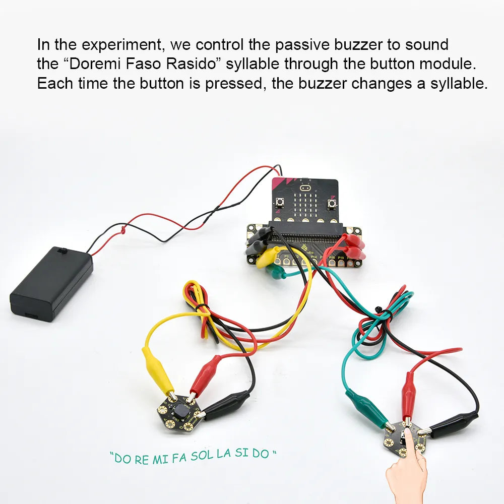 Keyestudio Honeycomb Smart Wearable Coding Kit for Micro:bit With 8 projects