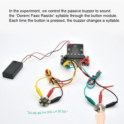 Keyestudio Honeycomb Smart Wearable Coding Kit for Micro:bit With 8 projects