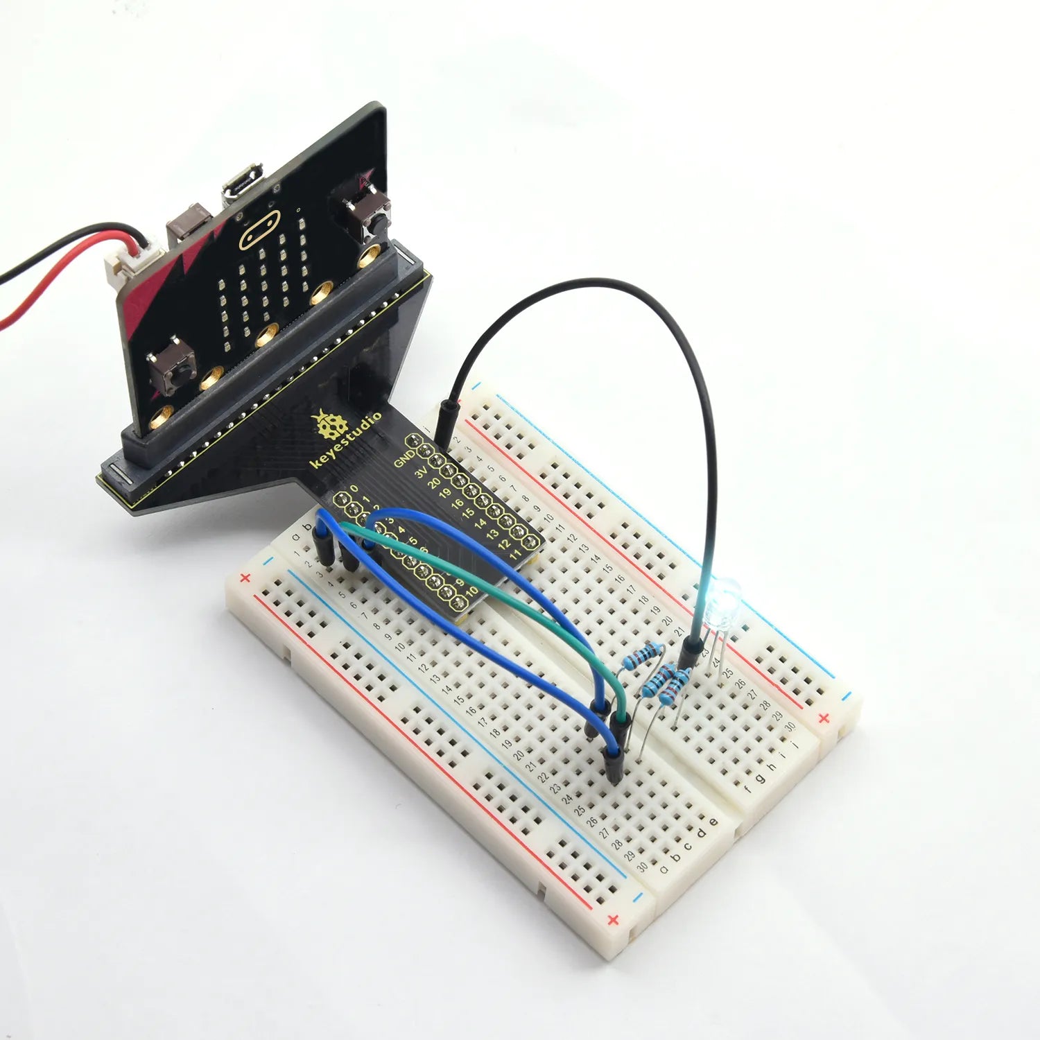 Keyestudio Programming STEM Micro bit V2 Kit Complete Starter Kit (With Micro bit Board)