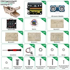 Keyestudio Crocodile Creative Learning Starter Kit DIY Stem Programming With Microbit Mainboard